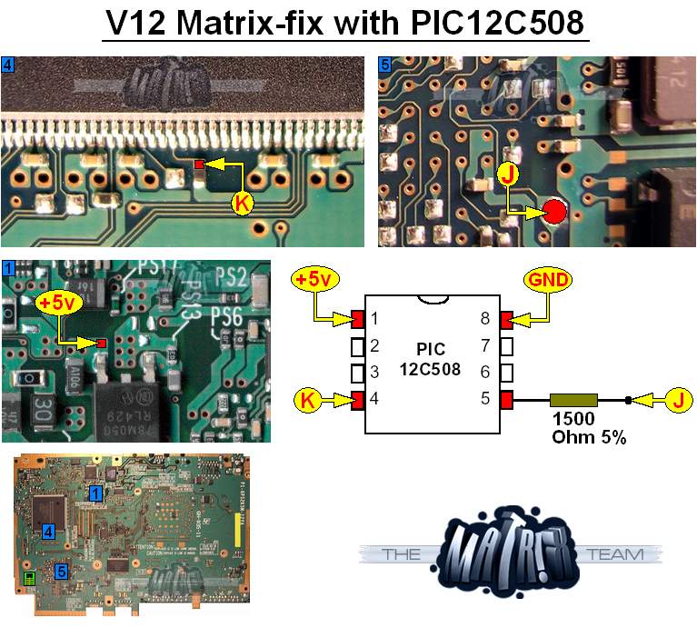 Matrix Picfix for V9-V12 Ps2 consoles