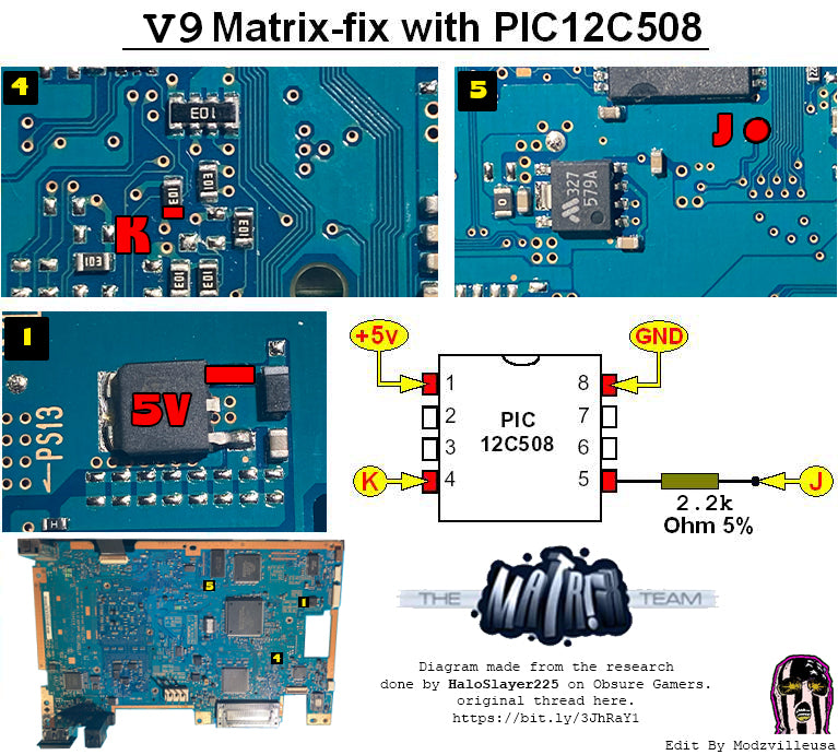 Ps2 - Matrix Picfix for V9-V12 Ps2 consoles (Laser Fix)